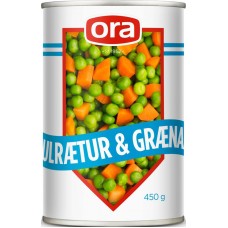 Ora gulr/grænarbaunir 450.gr